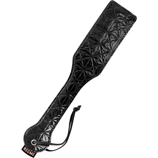 Begme – Paddle en cuir végétalien édition noire