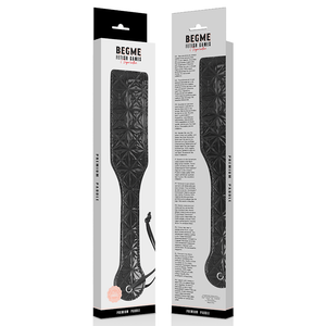 Begme – Paddle en cuir végétalien édition noire
