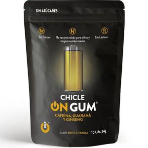 WUG Gum – On caffeine, ginseng and guarana gum 10 units