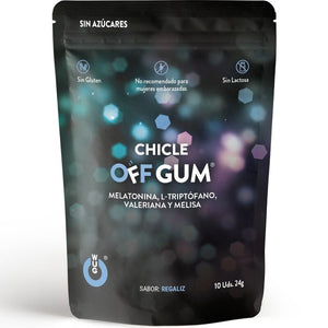 WUG Gum – Off valerian, tryptophan, lemon balm and melatonin 10 units