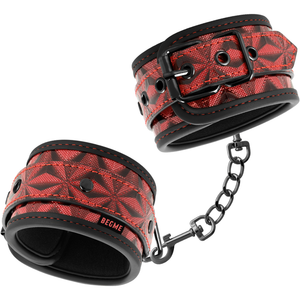 Begme – Menottes premium édition rouge avec doublure en néoprène