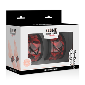 Begme – Chevilles premium édition rouge avec doublure en néoprène