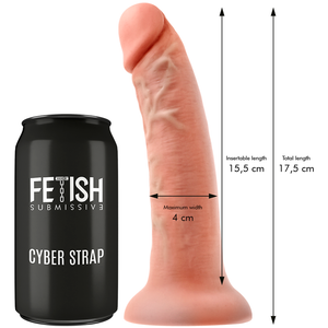 Fetish Submissive Cyber Strap – Harnais avec télécommande dildo watchme S technologie