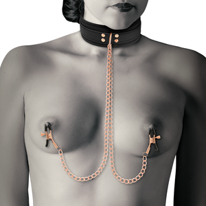 Coquette Chic Desire – Collier pince tip fantaisie avec doublure en néoprène