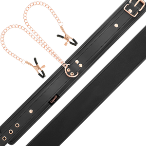 Coquette Chic Desire – Collier pince tip fantaisie avec doublure en néoprène