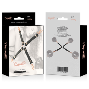 Coquette Chic Desire – Cravate de porc fantaisie en cuir végétal