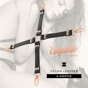 Coquette Chic Desire – Cravate de porc fantaisie en cuir végétal