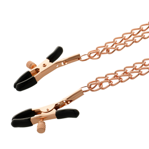 Coquette Chic Desire – Pinces metelons fantaisie en métal avec chaîne