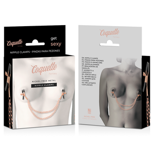 Coquette Chic Desire – Pinces metelons fantaisie en métal avec chaîne