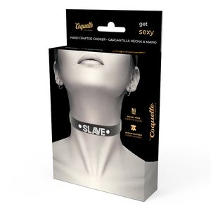 Coquette Chic Desire – Ras de cou en cuir végan esclave