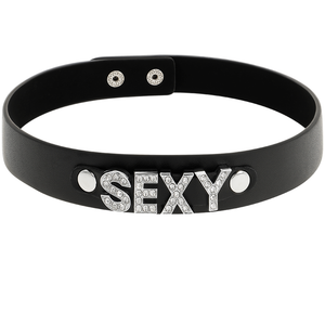 Coquette Chic Desire – Ras de cou sexy en cuir végan