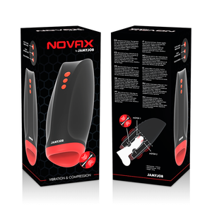 Jamyjob – Masturbateur novax avec vibration et compression
