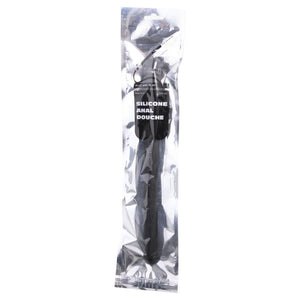 All Black – Douche anal rétractable silicone 27 cm