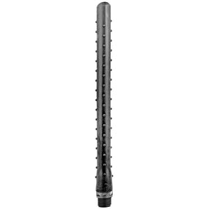 All Black – Douche anal ridée en silicone 27 cm