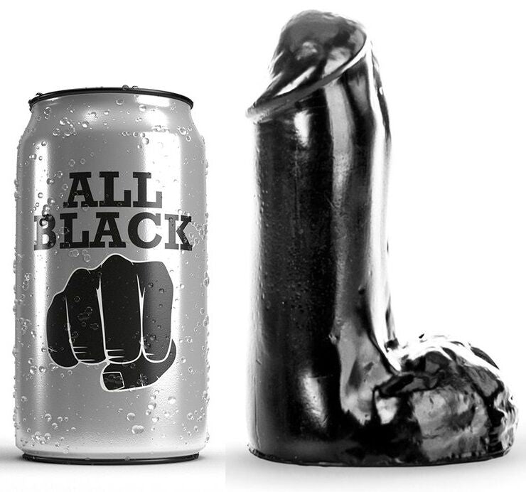 All Black – Gode réaliste 13 cm