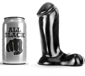 All Black – Gode réaliste 14 cm