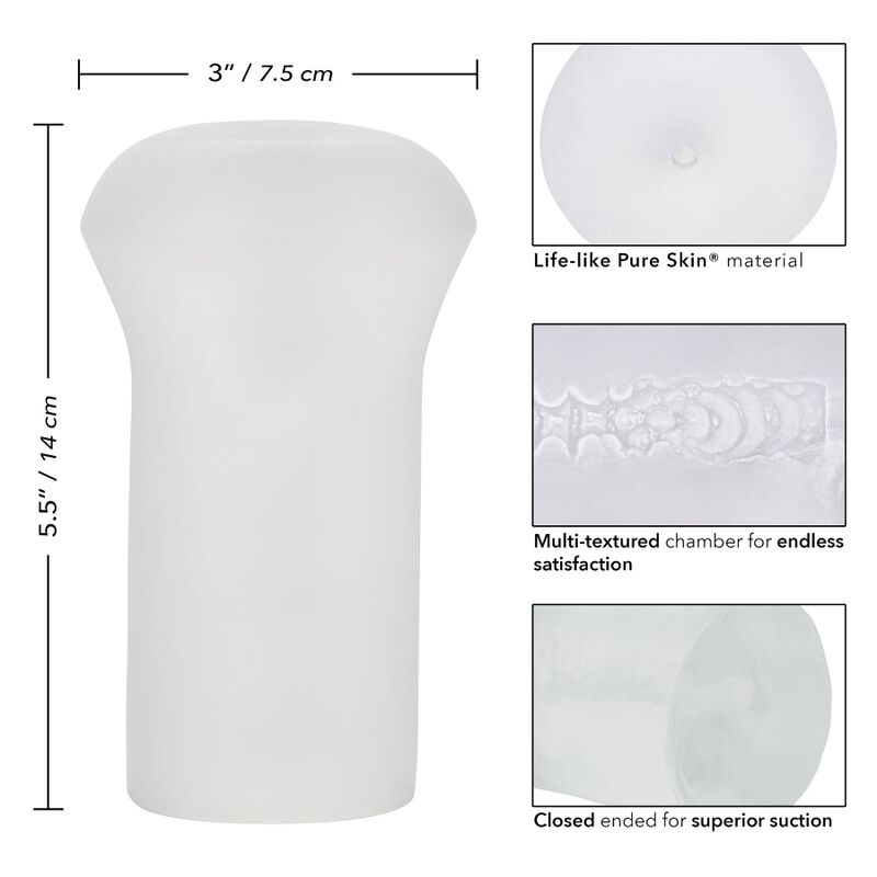 CALEXOTICS - TRANSPARENT BOUNDLESS STROKER MASTURBADOR