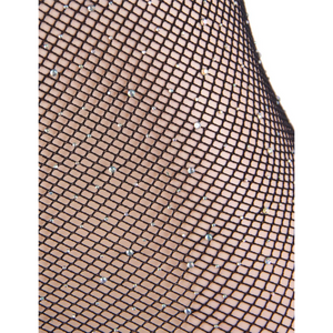 Queen Lingerie – Robe résille avec strass S/L
