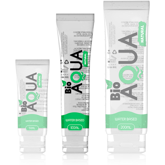 BIOAQUA - GLIJMIDDEL NATUURLIJKE INGREDIËNTEN AGUA BASIS 100 ML