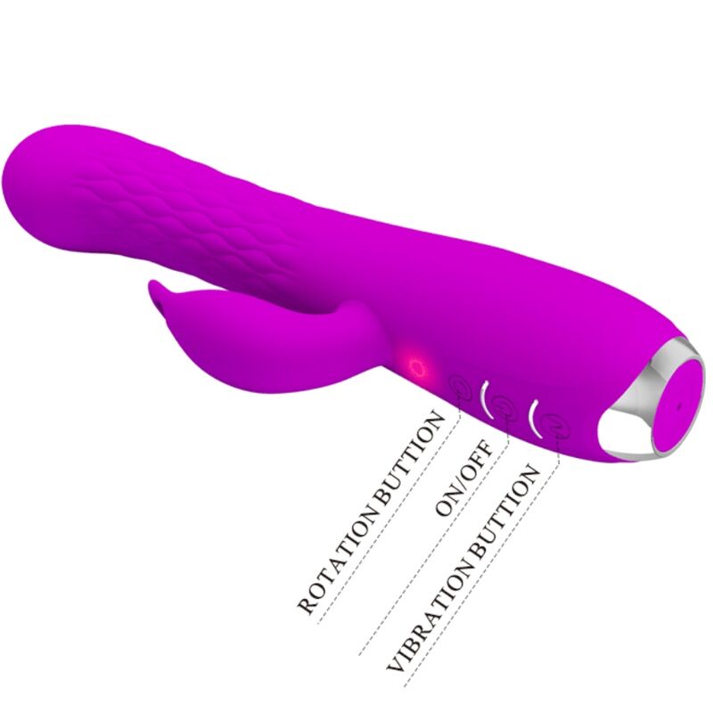 PRETTY LOVE - MOLLY VIBRADOR WITH RECHARGEABLE ROTACION