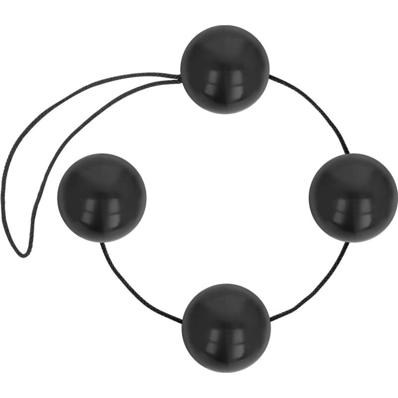 Ohmama – Boules anal chinoises noires 170 gr