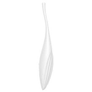 Satisfyer – Vibrateur pointe de clit twirling joy blanc