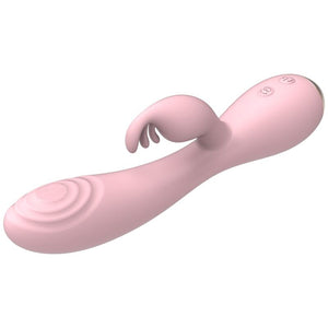 Nalone – Vibrateur magic stick avec lapin - rose clair