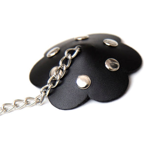Ohmama Fetish – Bouclier de nippe pétale avec chaîne