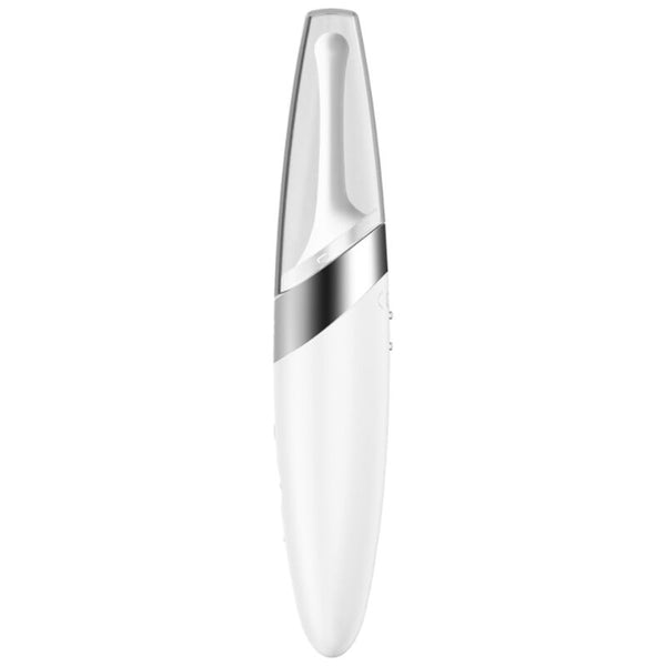 Satisfyer – Vibrateur pointe de clit twirling delight blanc