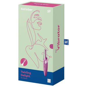 Satisfyer – Vibrateur pointe de clit twirling delight violet