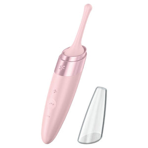 Satisfyer – Vibrateur pointe de clit twirling delight rose