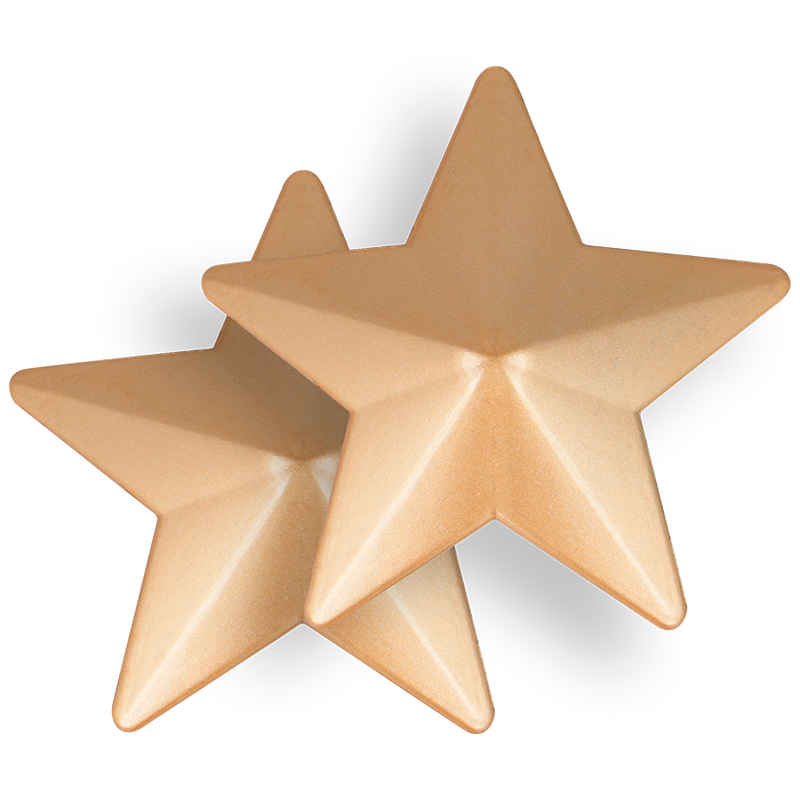 COQUETTE CHIC DESIRE - CUBRE PEZONES METALEN ESTRELLAS