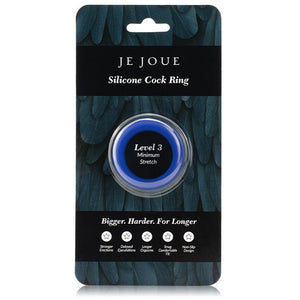 Je Joue – Bague silicone bleue strangulation minimum