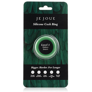 Je Joue – Bague silicone verte choke moyen
