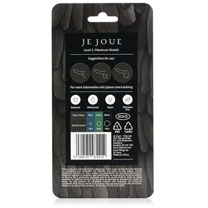 Je Joue – Anneau pénial en silicone extension maximale - noir