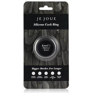 Je Joue – Anneau pénial en silicone extension maximale - noir