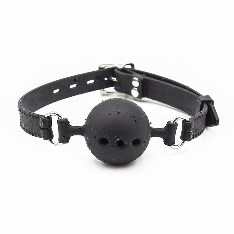 Ohmama Fetish – Bâillon à boule en silicone respirant taille L