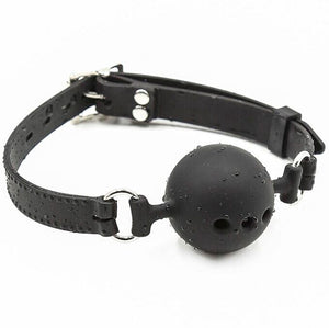 Ohmama Fetish – Bâillon à boule en silicone respirant taille L