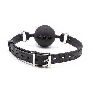 Ohmama Fetish – Bâillon à boule en silicone respirant taille L