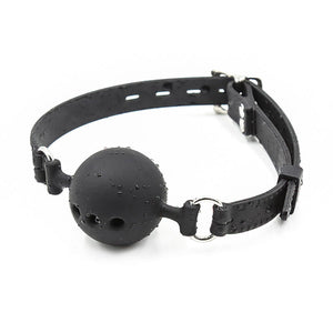 Ohmama Fetish – Bâillon à boule en silicone respirant taille L