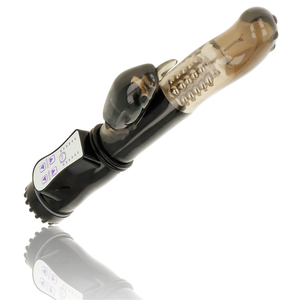 Ohmama – Vibrateur rotateur avec stimulateur dauphin clitoris