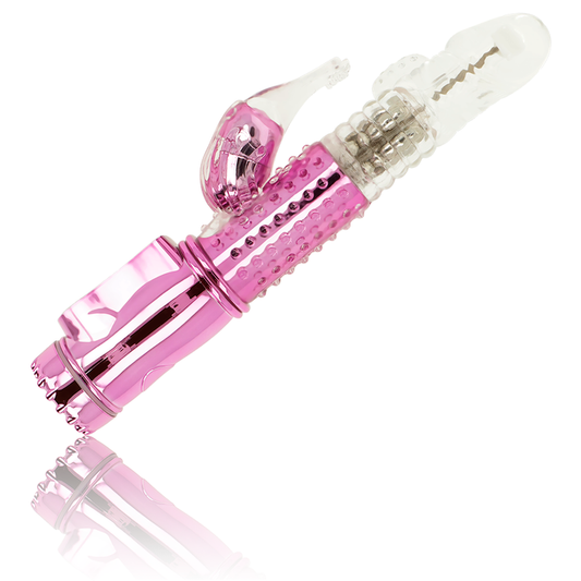 OHMAMA - VIBRADOR WITH ROTACION FUNCTION AND CLITORIS ESTIMULATOR