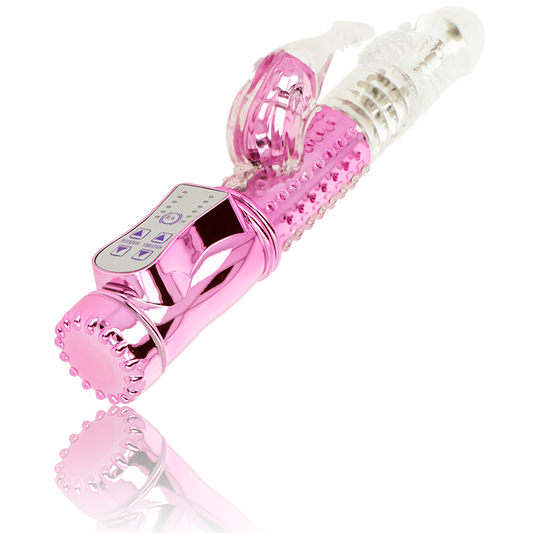 OHMAMA - VIBRADOR WITH ROTACION FUNCTION AND CLITORIS ESTIMULATOR
