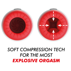 Jamyjob – Masturbateur rocket technologie de compression douce et vibration