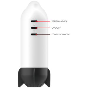 Jamyjob – Masturbateur rocket technologie de compression douce et vibration