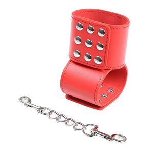 Ohmama Fetish – Menottes rouges avec fermeture à pression