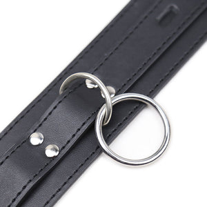 Ohmama Fetish – Collier de soumission avec 3 anneaux