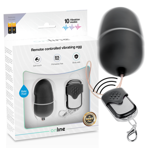Online – Oeuf vibrant télécommande M noir