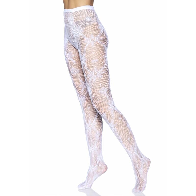 Leg Avenue – Collant résille flocon de neige taille unique