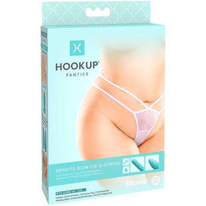 Hook Up Panties – Remote bow-tie g-string size XL/XXL